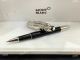 2021 New! Mont Blanc Meisterstuck  Around the World in 80 days Doue Classique Rollerball pen 145 Silver Black barrel (2)_th.jpg